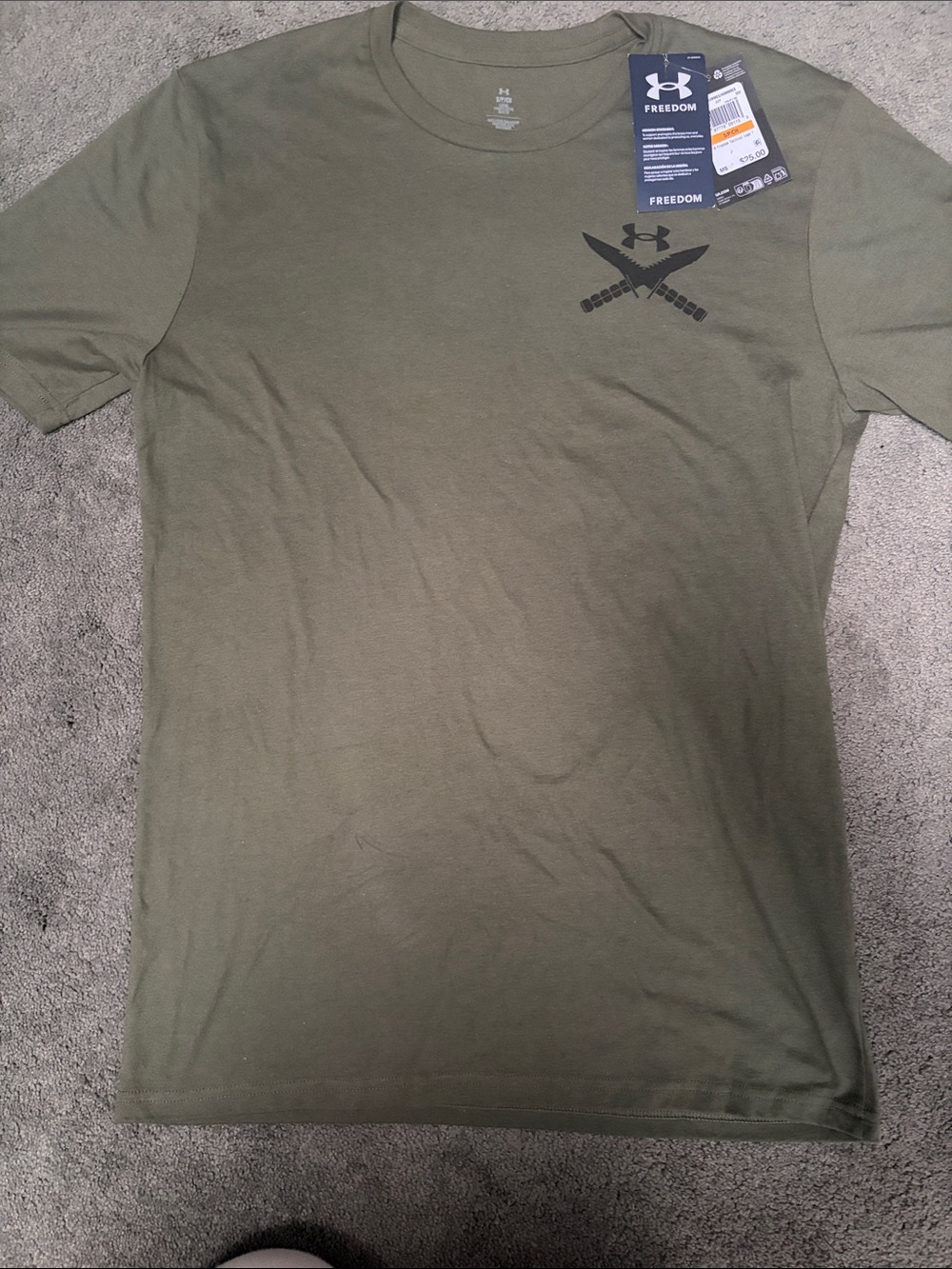 Under Armour Olive Green Short-Sleeve Logo Tee